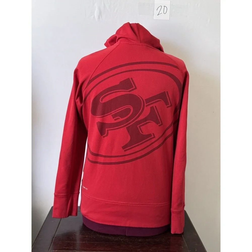 Nike NFL San Francisco 49ers Therma-FIT Full Zip Hoodie (Women’s L)